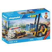 Playmobil My Life Promo Forklift with Load - 71528