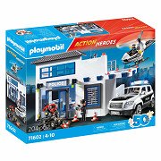 Playmobil Action Heroes Police Station with Vehicles - 71602