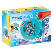 Playmobil Junior Water Whirl with Baby Shark - 70636