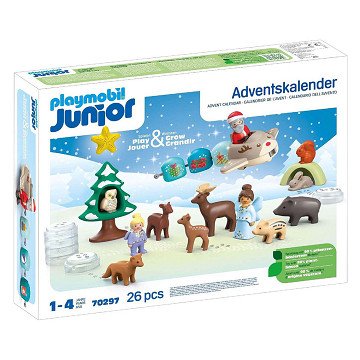 Playmobil Junior Adventskalender Weiße Weihnachten – 70297