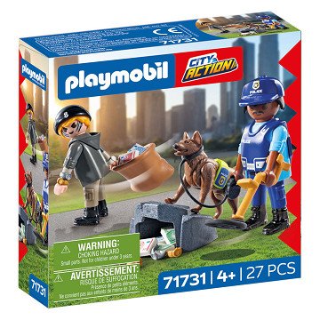 Playmobil Action Heroes Politiehond met Boef - 71731