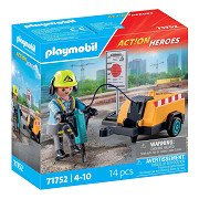 Playmobil Action Heroes Bouwvakker - 71752
