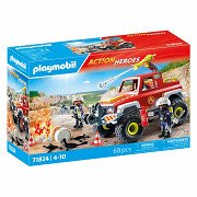 Playmobil Action Heroes Brandweerwagen - 71824
