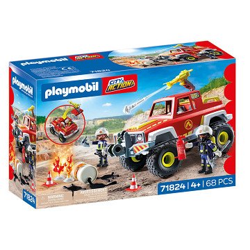 Playmobil Action Heroes Brandweerwagen - 71824