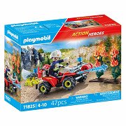 Playmobil Action Heroes Brandweer Quad - 71825