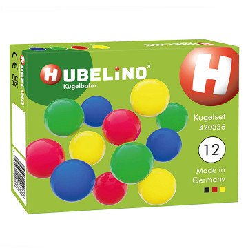 Hubelino Plastic Marbles - 12 pcs.