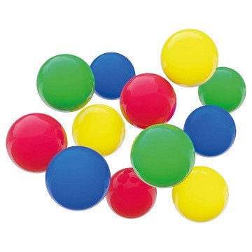 Hubelino Plastic Marbles, 12 pcs.