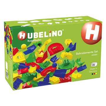 Hubelino Marble Run Track Elements, 128pcs.