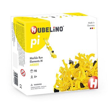 Hubelino Knikkerbaan Pi - Elementenset, 98dlg.