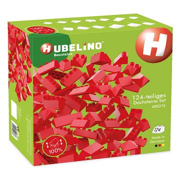 Hubelino Roof Tile Set Building Blocks, 124pcs.