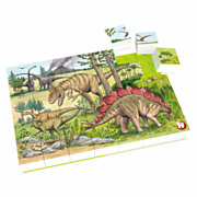 Hubelino Block Puzzle Dinosaur World, 35 pcs.