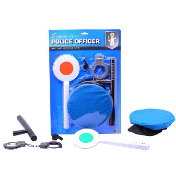 Police playset on card