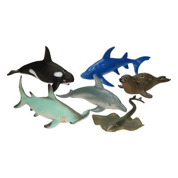 Ocean Animals, 6pcs