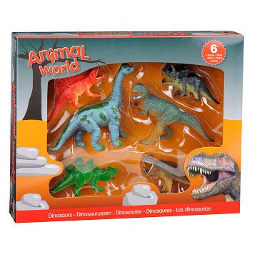 Dinosaurier Geschenkbox, 6-tlg.