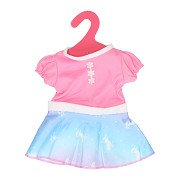 Baby Rose Doll Dress, 40-45 cm - H