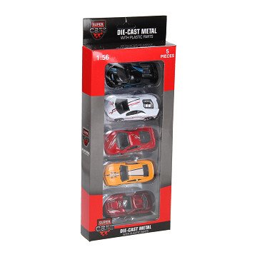 Super Cars Die-cast Car, 5 pcs.