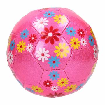 Roze Voetbal met Bloemen