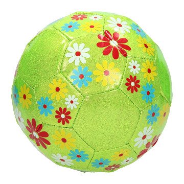 Groene Voetbal met Bloemen
