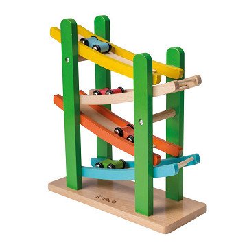 Joueco Slope-Rennstrecke mit 4 Autos