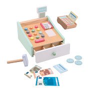 Joueco Wooden Cash Register with Scanner