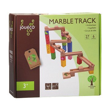 Joueco Holz-Kugelbahn, 33-tlg