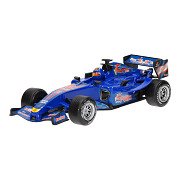 F1-Rennwagen mit Licht und Sound – Blau