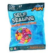 Aqua Fun Selbstverschließende Wasserbomben, 100 Stück