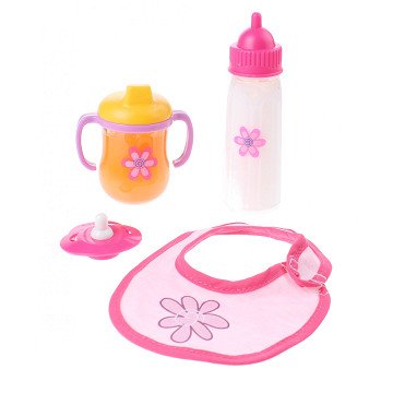 Baby Rose Puppenspielset Essenszeit