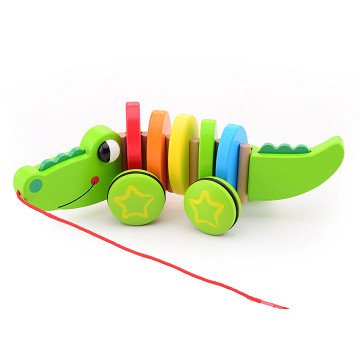 Jouéco Houten Trekdier Krokodil