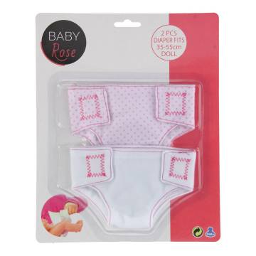 Baby Rose Cloth Diaper, 2pcs.