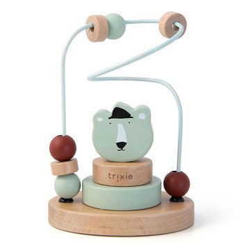 Trixie Wooden Motor Skills Spiral - Mr. Polar Bear