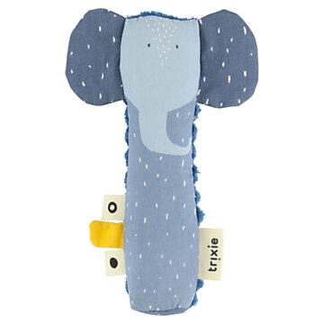 Trixie Squeeze rattle - Mrs. Elephant