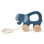 Trixie Wooden Pull Figure - Mrs. Elephant