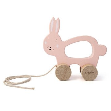 Trixie Houten Trekfiguur - Mrs. Rabbit