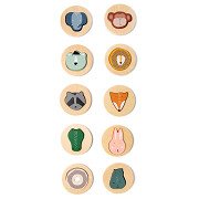 Trixie Wooden Matching Game Animals