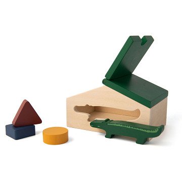 Trixie Wooden House with Blocks - Mr. Crocodile