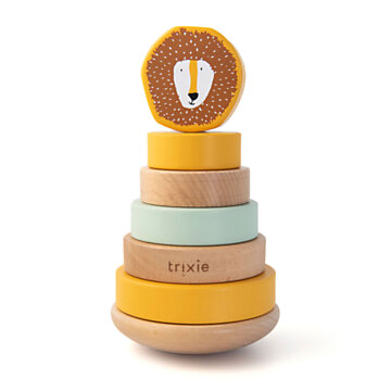 Trixie Wooden Stacking Toys - Mr. Lion, 7 parts.
