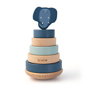 Trixie Wooden Stacking Toys - Mrs. Elephant, 7 parts.