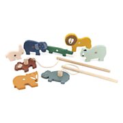 Trixie Wooden Fishing Game Animals