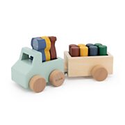 Trixie Wooden Animal Car with Trailer