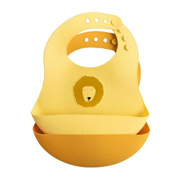 Trixie Silicone Bib - Mr. Lion, 2pcs.