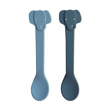 Trixie Silicone Spoon - Mrs. Elephant, 2pcs.