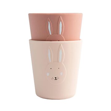 Trixie Silicone Cup - Mrs. Rabbit, 2 pcs.