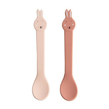 Trixie Silicone Spoon - Mrs. Rabbit, 2 pcs.