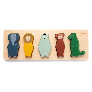 Trixie Wooden Shape Puzzle Animals