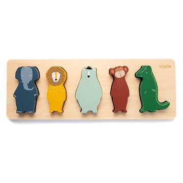 Trixie Wooden Shape Puzzle Animals