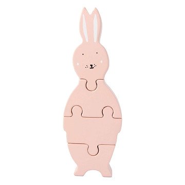 Trixie Wooden Animal Shape Puzzle - Mrs. Rabbit, 4pcs.