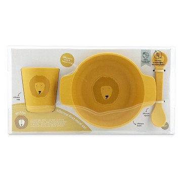Trixie Silicone Baby Feeding Set - Mr. Lion