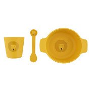 Trixie Silicone Baby Eating Set - Mr. Lion