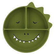 Trixie Silicone Plate with Compartments and Suction Cup - Mr. Dino